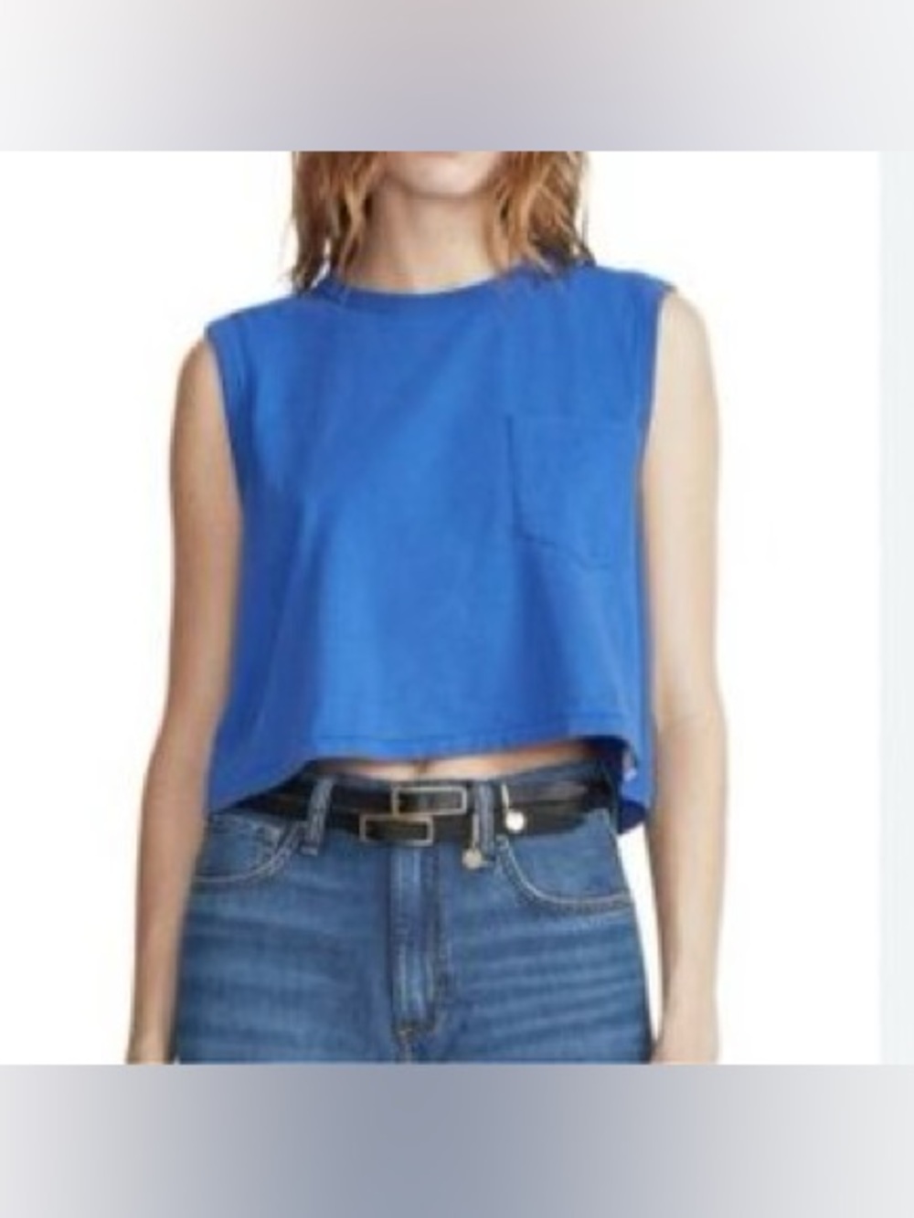 Rag & Bone Mini Slub Pocket tank NWT